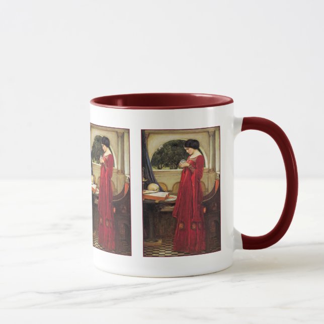 Caneca Mug: John Waterhouse - The Crystal Ball (Direita)