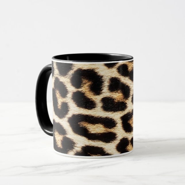 Caneca Mug Leopardo (Frente Esquerda)