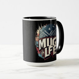 Caneca Mug Life: Estilo de Grafite Urbano