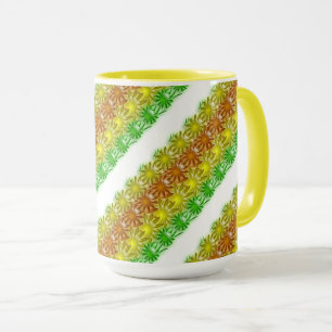 Caneca Mug - Linhas de Gelatin Daisies