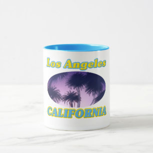 Caneca Mug "Los Angeles California Palm Trees"