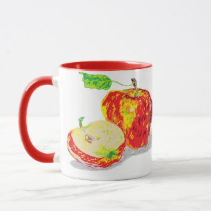 Caneca Mug/ Maçãs