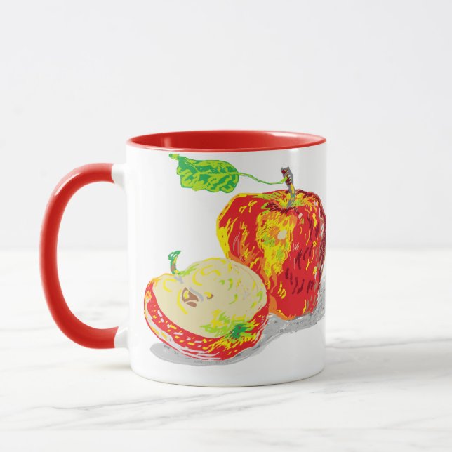 Caneca Mug/ Maçãs (Esquerda)