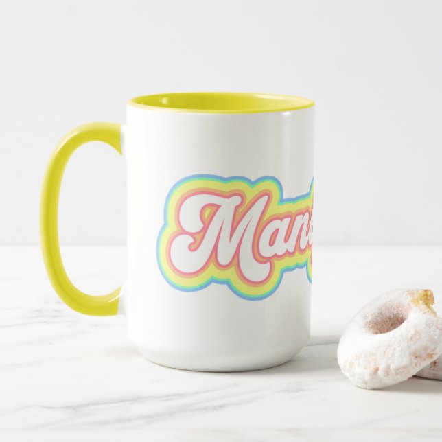 Caneca Mug Manifesto, Mug Manifesto De Café, Chefe (Com Donut)