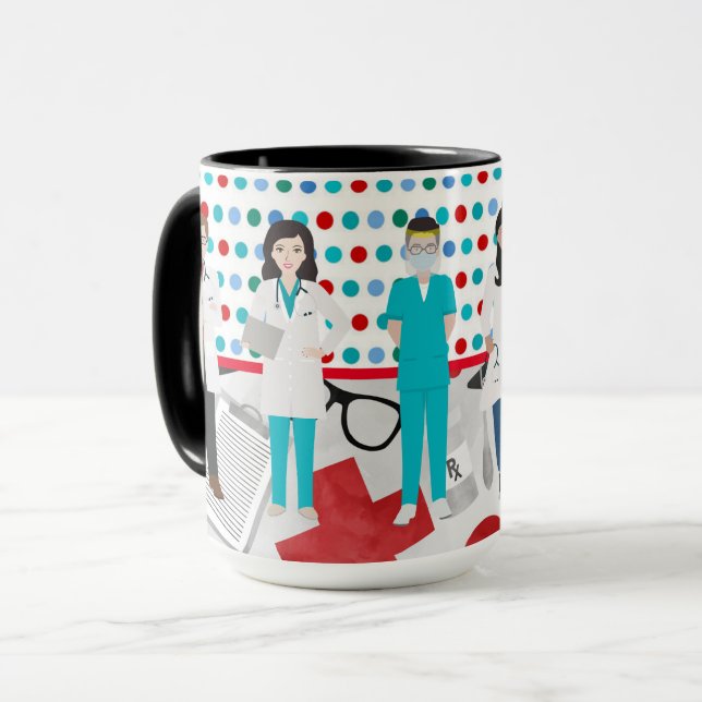 Caneca Mug Médico Colaborador (Frente Esquerda)