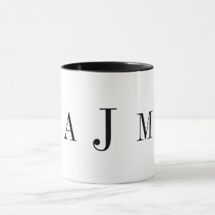 Caneca Mug Monograma Personalizado