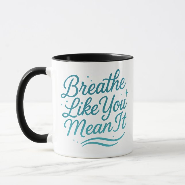 Caneca "Mug Motivacional Minimalista - Script Elegante (Esquerda)