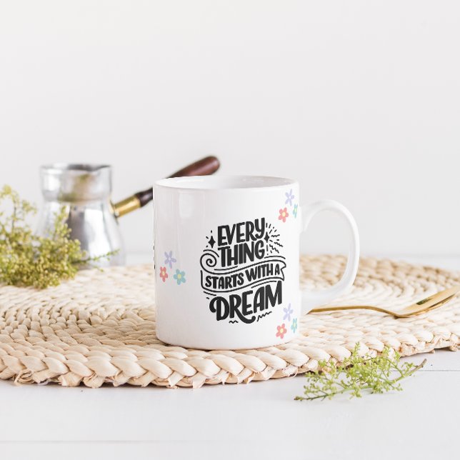 Caneca Mug Motivacional para Sucesso e Inspiração (Criador carregado)