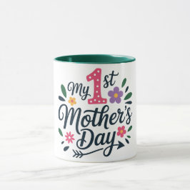 Caneca Mug-My First  Mother's Day Mug