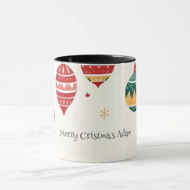 Caneca Mug Natal Personalizado de 11 oz - Gift Personaliz (Centro)