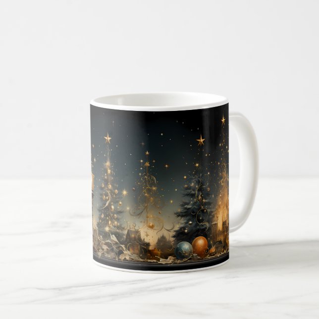 Caneca (Mug) Natal Vintage (Frente Esquerda)