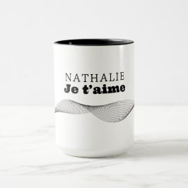 Caneca Mug NATHALIE Je t’aime