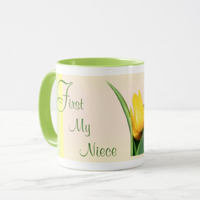 Caneca Mug Niece - Primeiro e para sempre (Frente Esquerda)