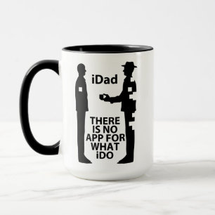 Caneca Mug "NO APP 4 iDAD"
