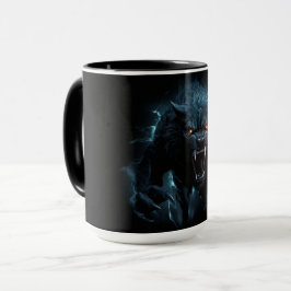 Caneca Mug Nocturnal Mystery in a Werewolf 