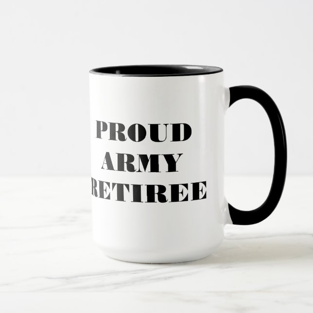 Caneca Mug Orud Army Retiree (Direita)