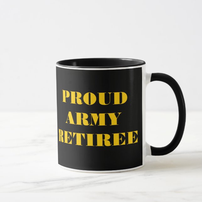 Caneca Mug Orud Army Retiree (Direita)