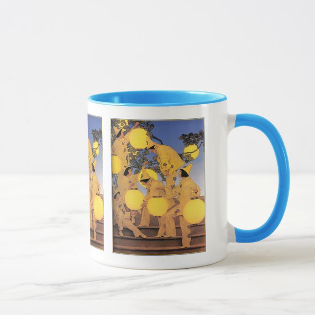 Caneca Mug: Os Portadores de Lanterna - Maxfield Parrish (Direita)