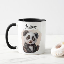 Caneca Mug Panda Personnalisé – Custom Panda Coffee Mug 