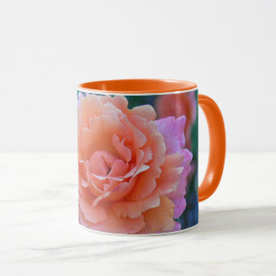 CANECA MUG "PEACH & PINK ROSE"