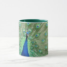 Caneca Mug - Peacock Tail Display
