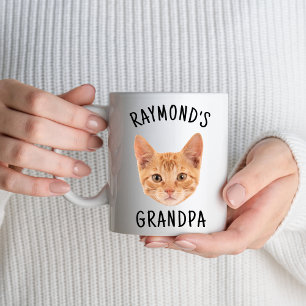 Caneca Mug Personalizado Com Gatinho De Cabeça E Nome De 