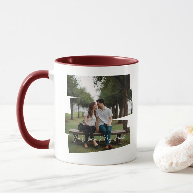 Caneca Mug personalizado com sua imagem e texto (Com Donut)
