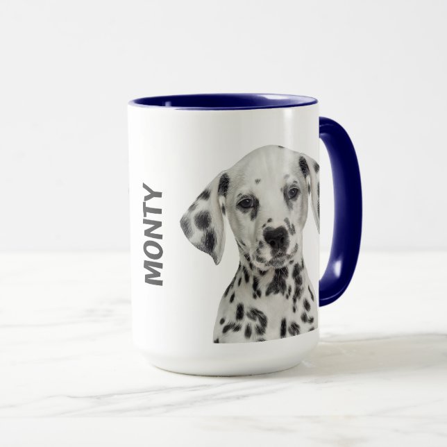 Caneca Mug Personalizado Dalmático (Frente Esquerda)