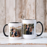 Caneca Mug Personalizado de Fotografia<br><div class="desc">Design moderno e bonito com 3 fotos favoritas do Instagram em quadros quadrados. Você pode selecionar entre várias opções de tamanho,  estilo e cor. Este seria um presente excelente para a família,  amigos,  pais e avós!</div>