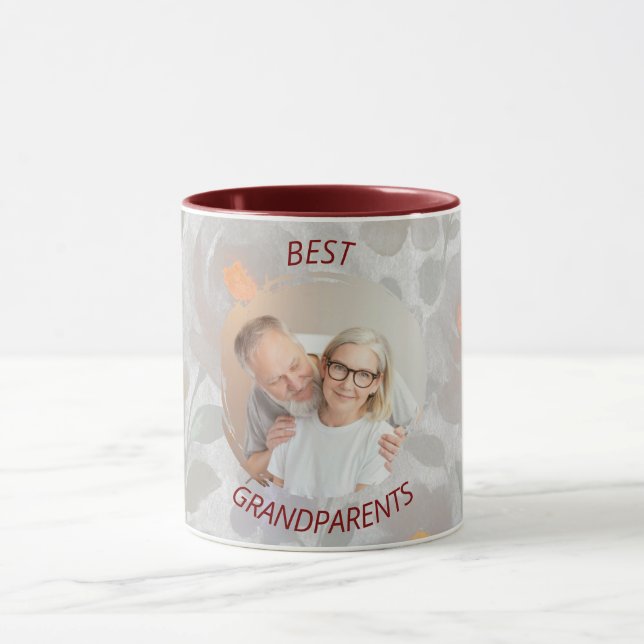 Caneca Mug personalizado de fotos e texto | Melhores Avós (Centro)