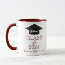 Mug personalizado de graduação