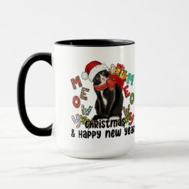 Caneca Mug personalizado de Natal meowy