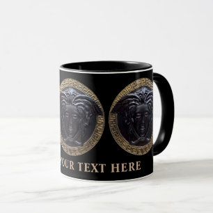 Caneca Mug Personalizado do Designer High-End Black Medus
