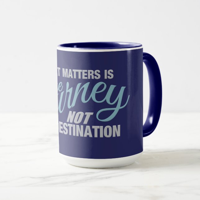 Caneca Mug personalizado do JOURNEY - escolha estilo e co (Frente Esquerda)