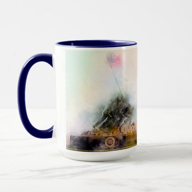 Caneca Mug Personalizado do Memorial do Exército American (Esquerda)