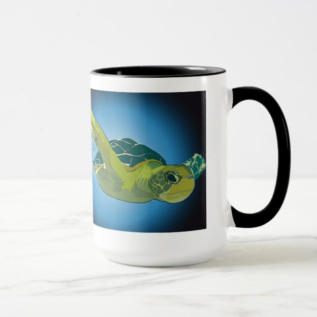 CANECA MUG PERSONALIZADO - SEA TURTLE MUG (Direita)