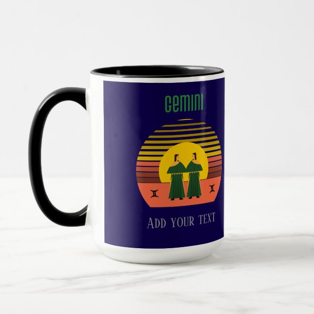 Caneca Mug Personalizável do Gemini (Esquerda)