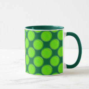 Caneca Mug - Pontos Verdes