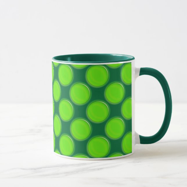 Caneca Mug - Pontos Verdes (Direita)