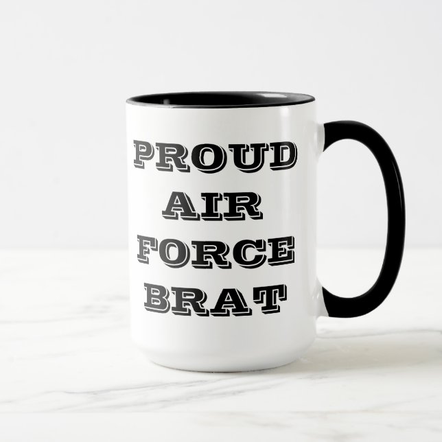 Caneca Mug Proud Air Force Brat (Direita)