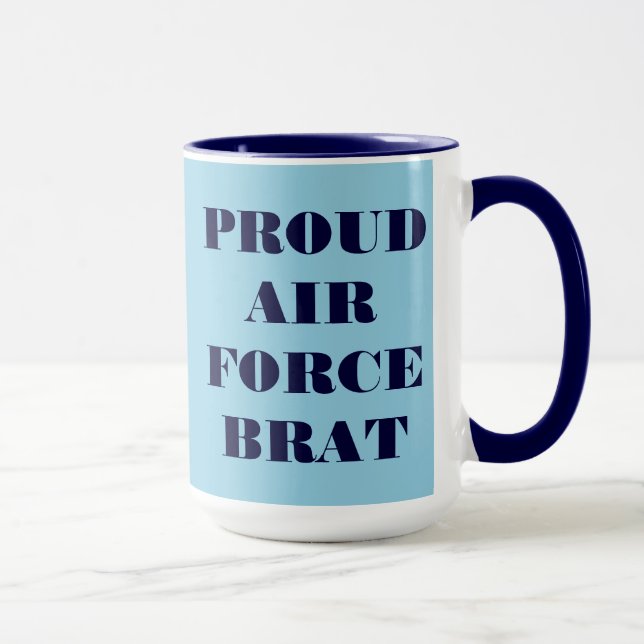 Caneca Mug Proud Air Force Brat (Direita)