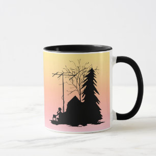Caneca Mug Rádio Sunrise Silhuette Ham