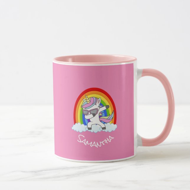 Caneca Mug Rosa do Partido Unicórnio (Direita)