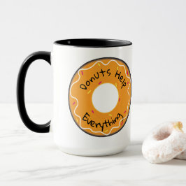 Caneca Mug Rosquinha ajuda tudo