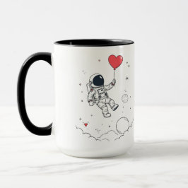 Caneca Mug Saint-Valentin - "Love You to the Moon"