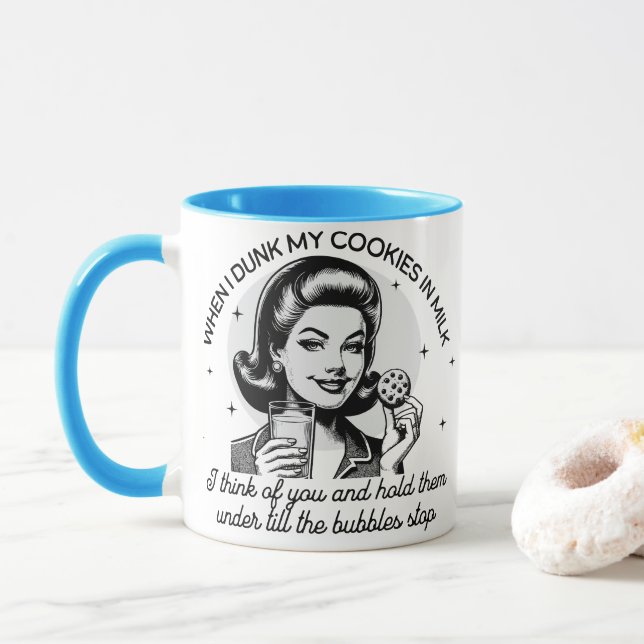 Caneca Mug Sarcástico Retroativo - Cookies (Com Donut)