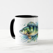 Mug - Série Watercolor: Perch