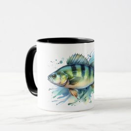 Caneca Mug - Série Watercolor: Perch