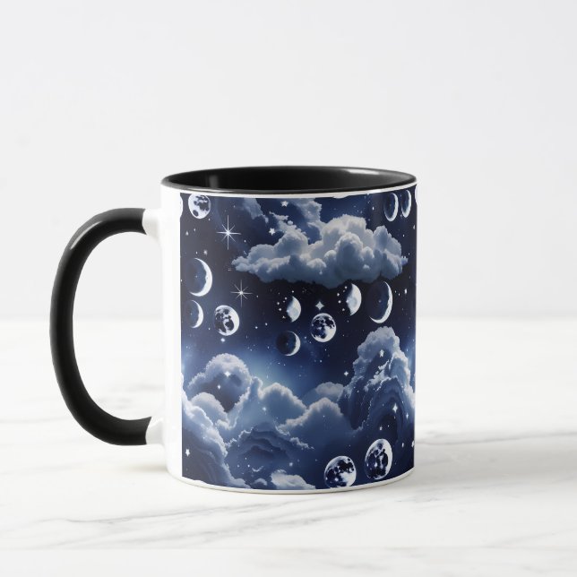 Caneca Mug - Silver Celestial Moon (Esquerda)