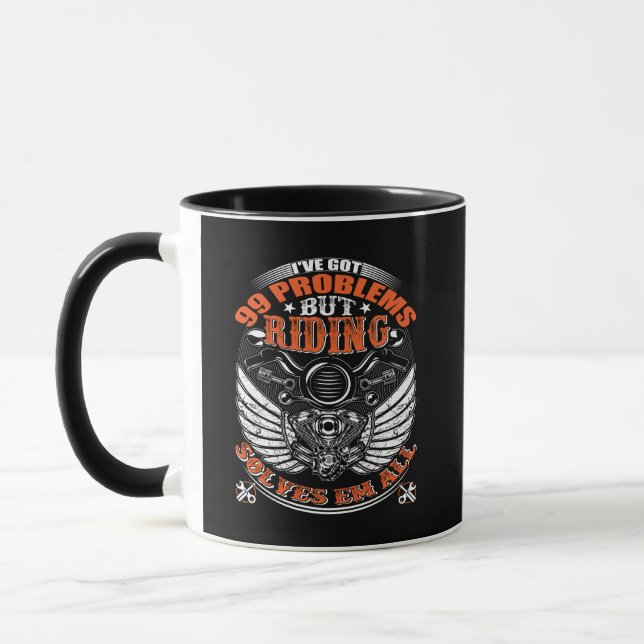 Caneca Mug Tasse, pour les passionnés de moto (Esquerda)